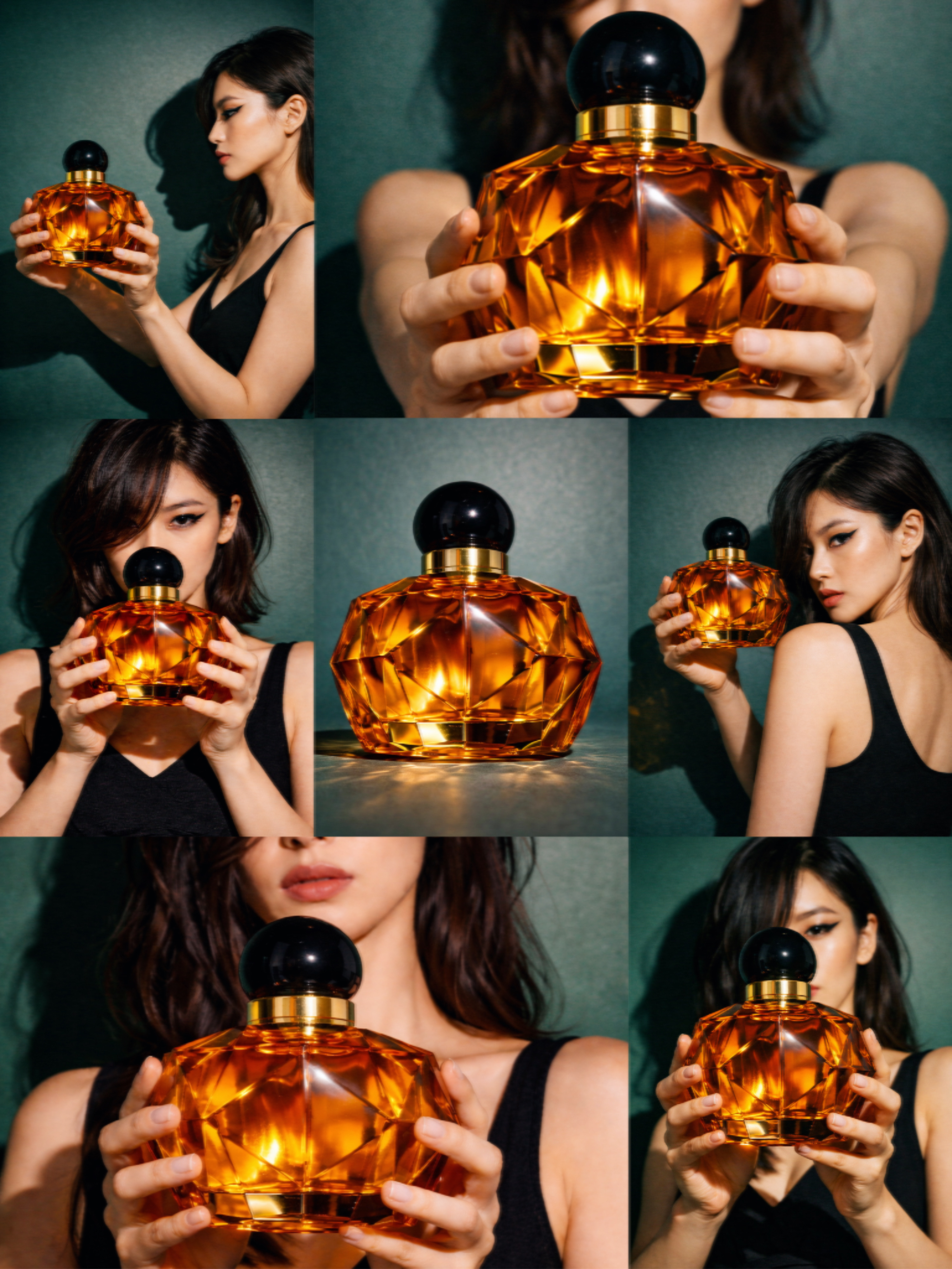 Amber Noir perfume visual